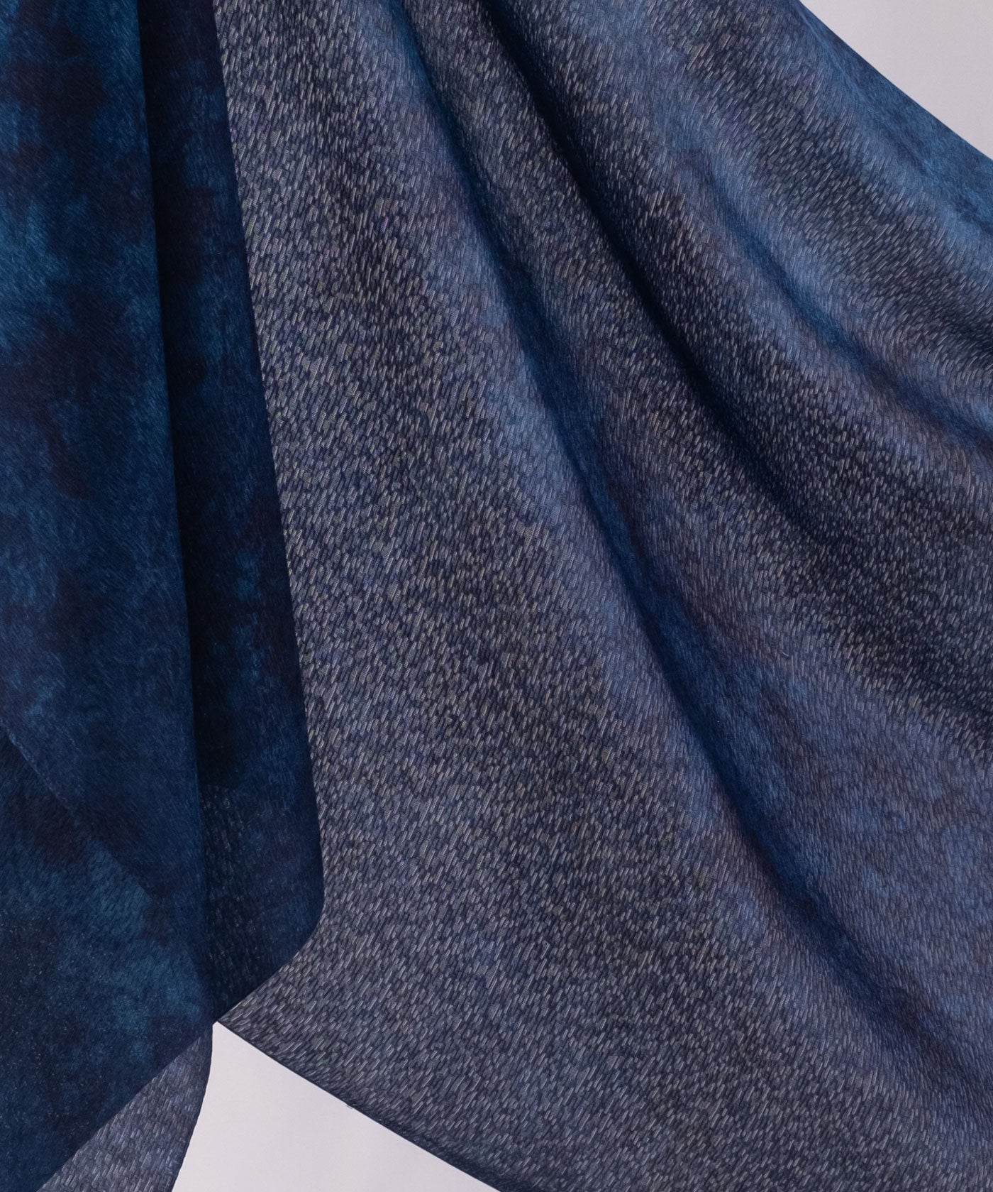 Premium Deep Japan Blue 藍染シルクストール