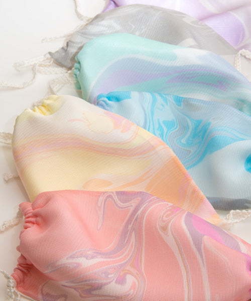 candy silk mask 墨流し染