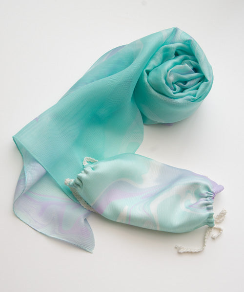 candy silk mask 墨流し染