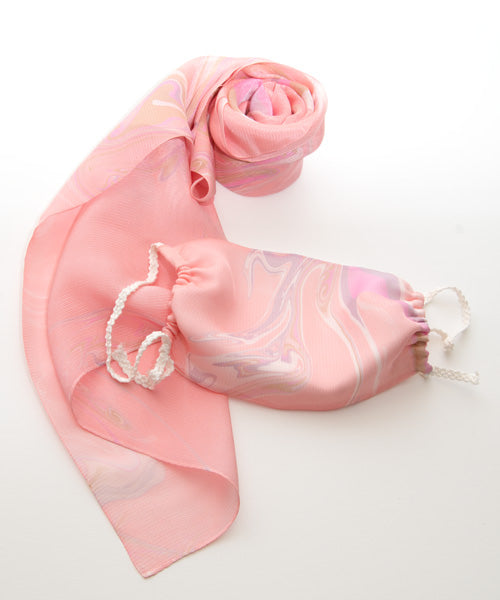 candy silk mask 墨流し染