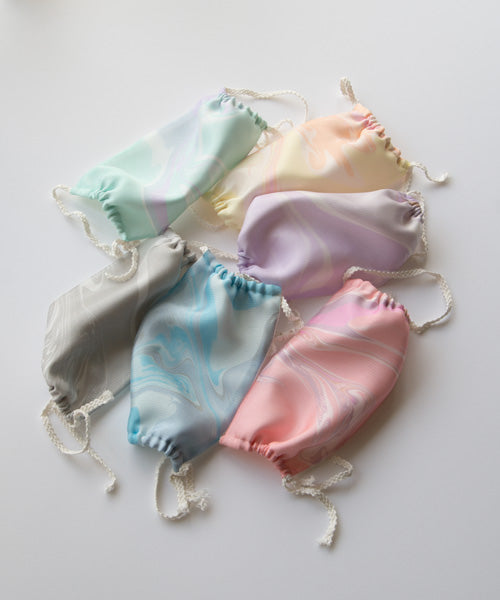 candy silk mask 墨流し染