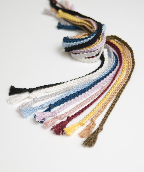 マスク用シルクの編み紐２本セット