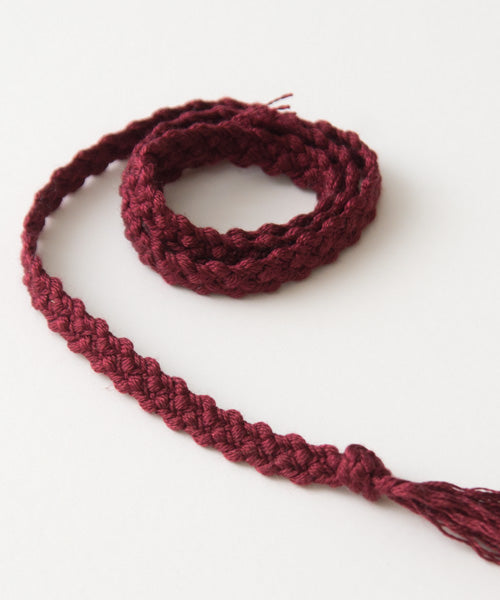 マスク用シルクの編み紐２本セット