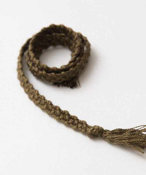マスク用シルクの編み紐２本セット