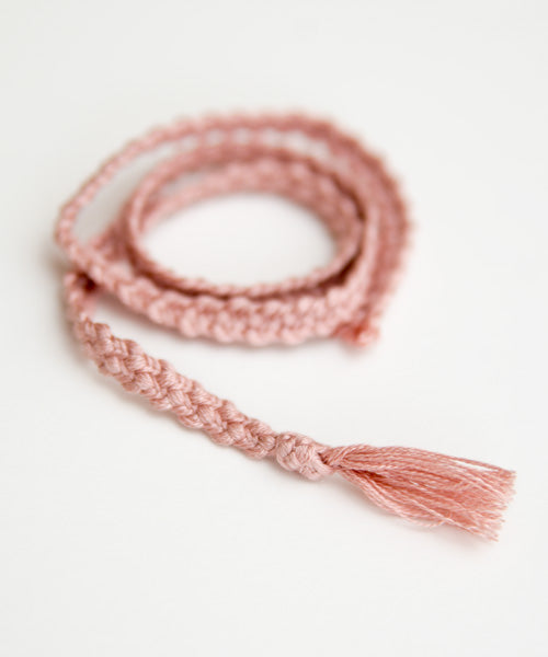 マスク用シルクの編み紐２本セット