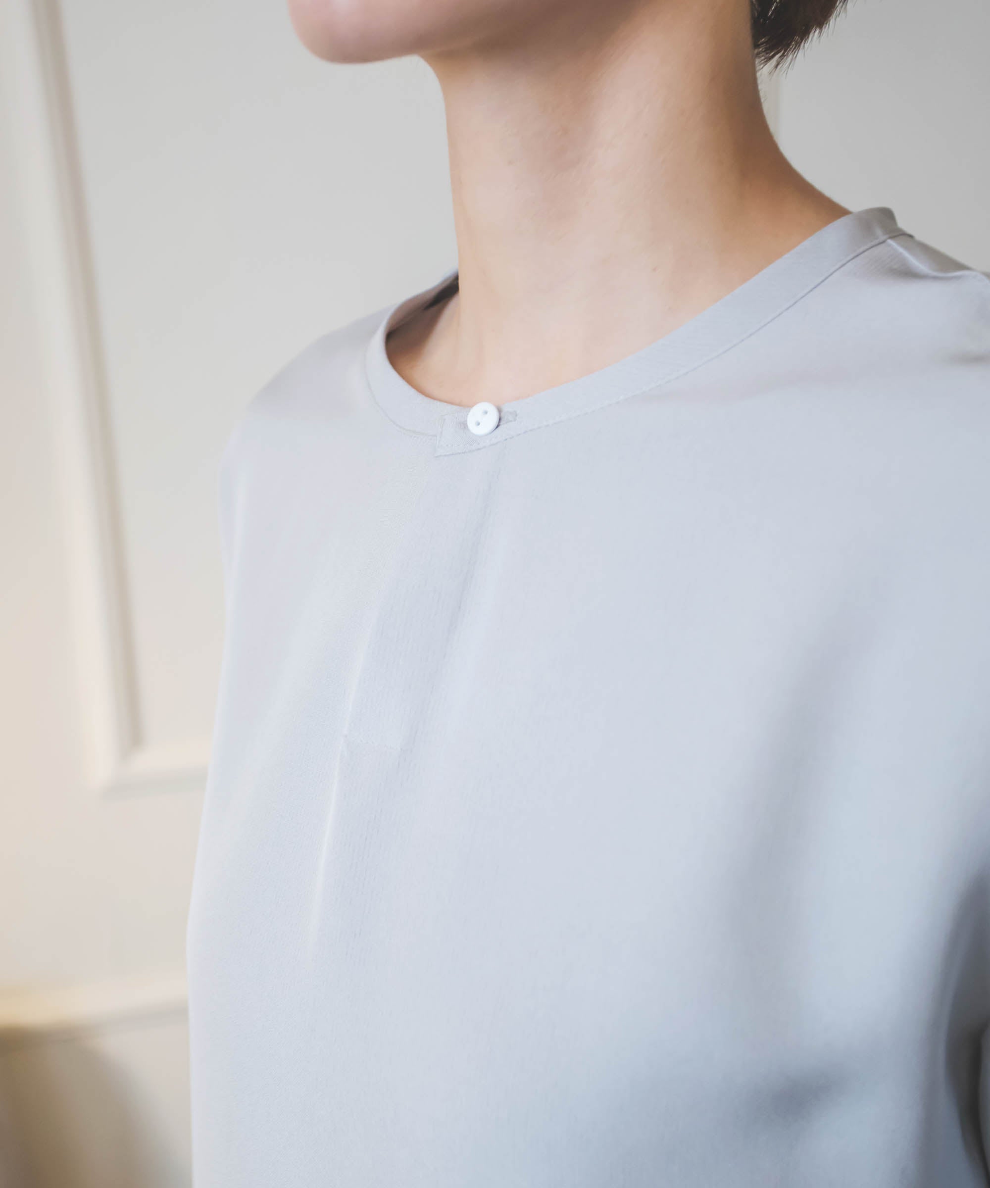 オーバーサイズシルクTシャツ